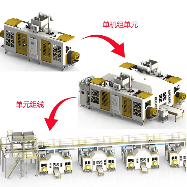 立式热芯盒射芯生产线