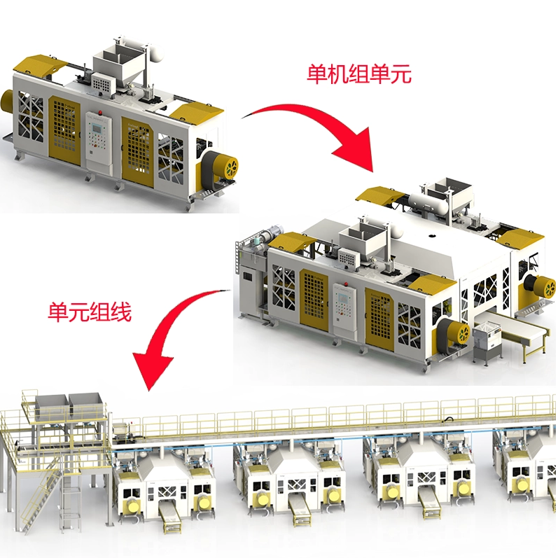 立式热芯盒射芯生产线