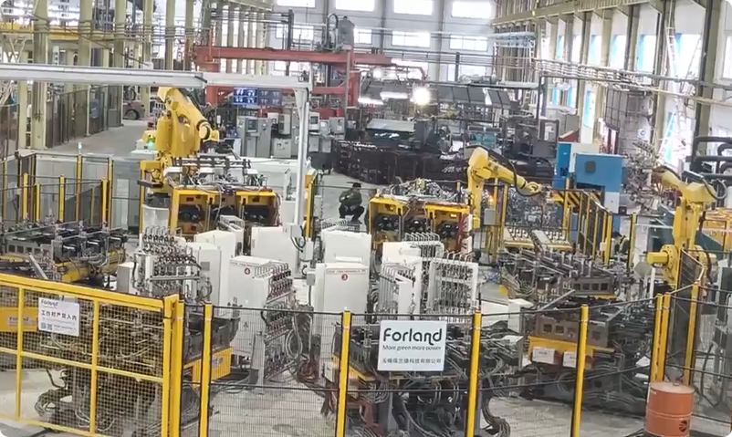 倾转式重力铸造生产线